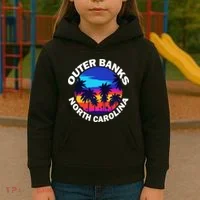 Outer Banks North Carolina Kids Hoodie thumb 3