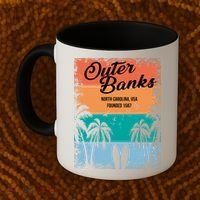 Outer Banks North Carolina USA Founded 1587 Coffee Mug thumb 2