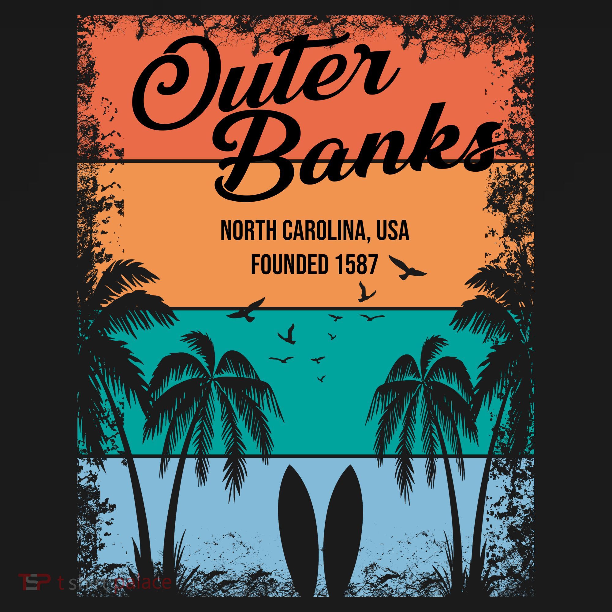 Outer Banks North Carolina USA Founded 1587 Ornament