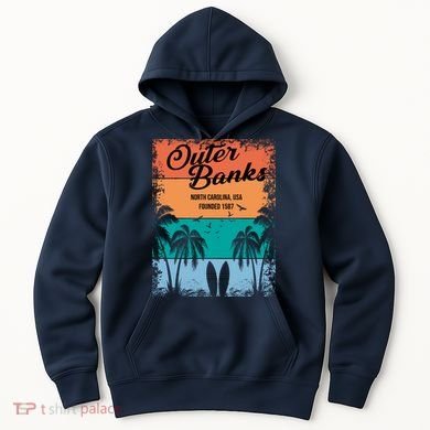 Outer Banks North Carolina USA Founded 1587 Hoodie
