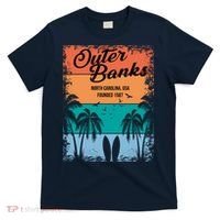 Outer Banks North Carolina USA Founded 1587 T-Shirt thumb 0