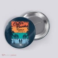 Outer Banks North Carolina USA Founded 1587 Button thumb 0