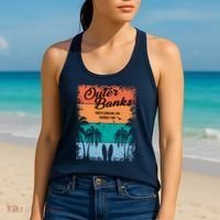 Outer Banks North Carolina USA Founded 1587 Women's Tank Top thumb 2