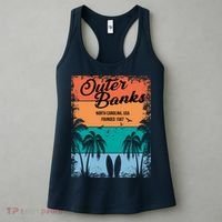 Outer Banks North Carolina USA Founded 1587 Women's Tank Top thumb 3