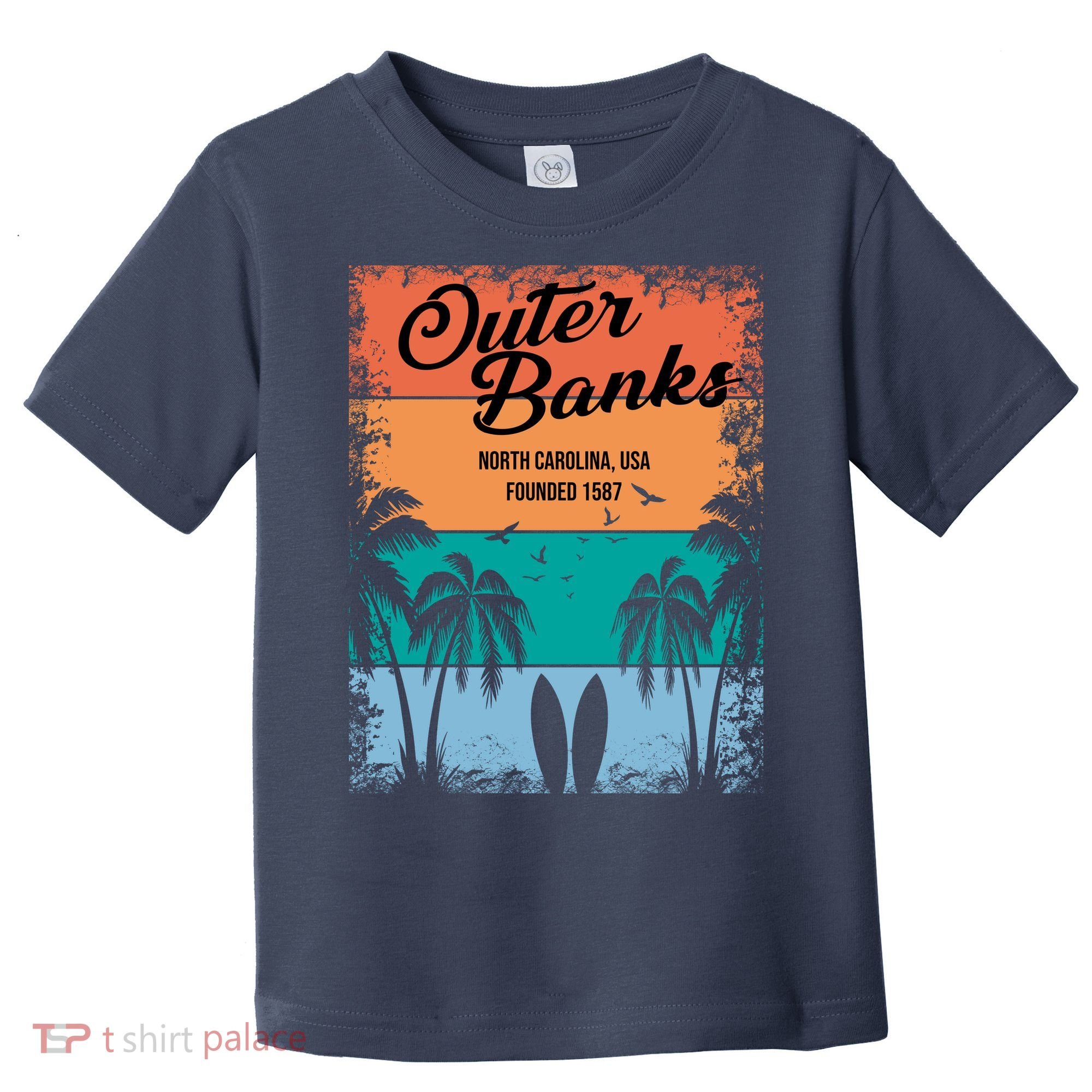Outer Banks North Carolina USA Founded 1587 Toddler T-Shirt