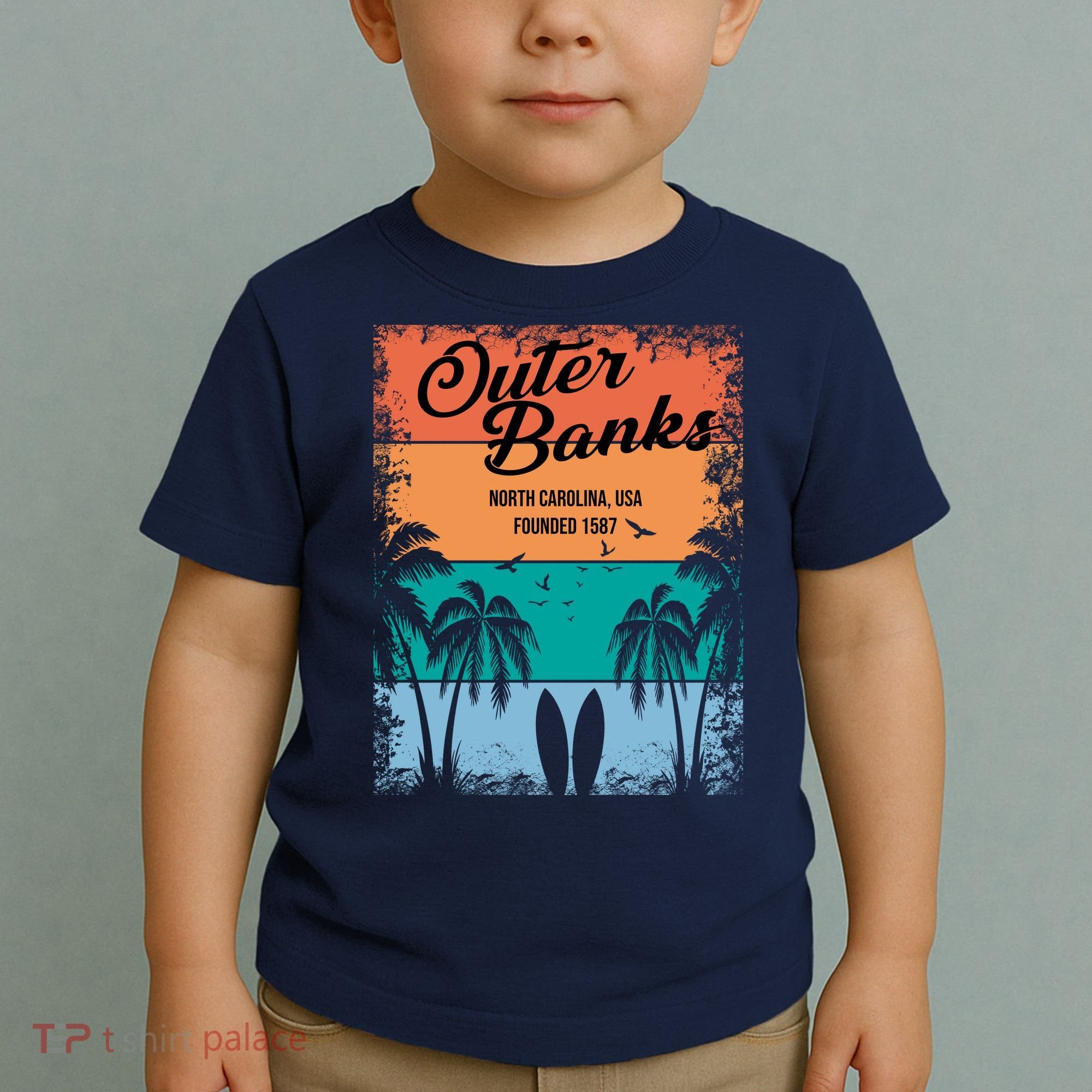 Outer Banks North Carolina USA Founded 1587 Toddler T-Shirt