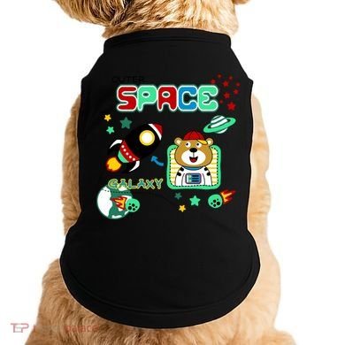 Outer Space Children's Illustration Doggie Tank
