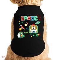 Outer Space Children's Illustration Doggie Tank thumb 0