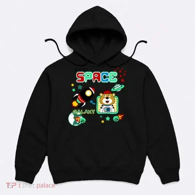 Outer Space Children's Illustration Hoodie