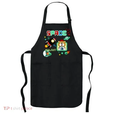 Outer Space Children's Illustration Apron