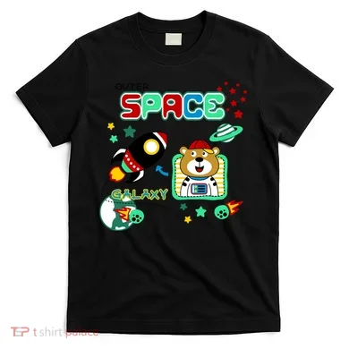 Outer Space Children's Illustration T-Shirt