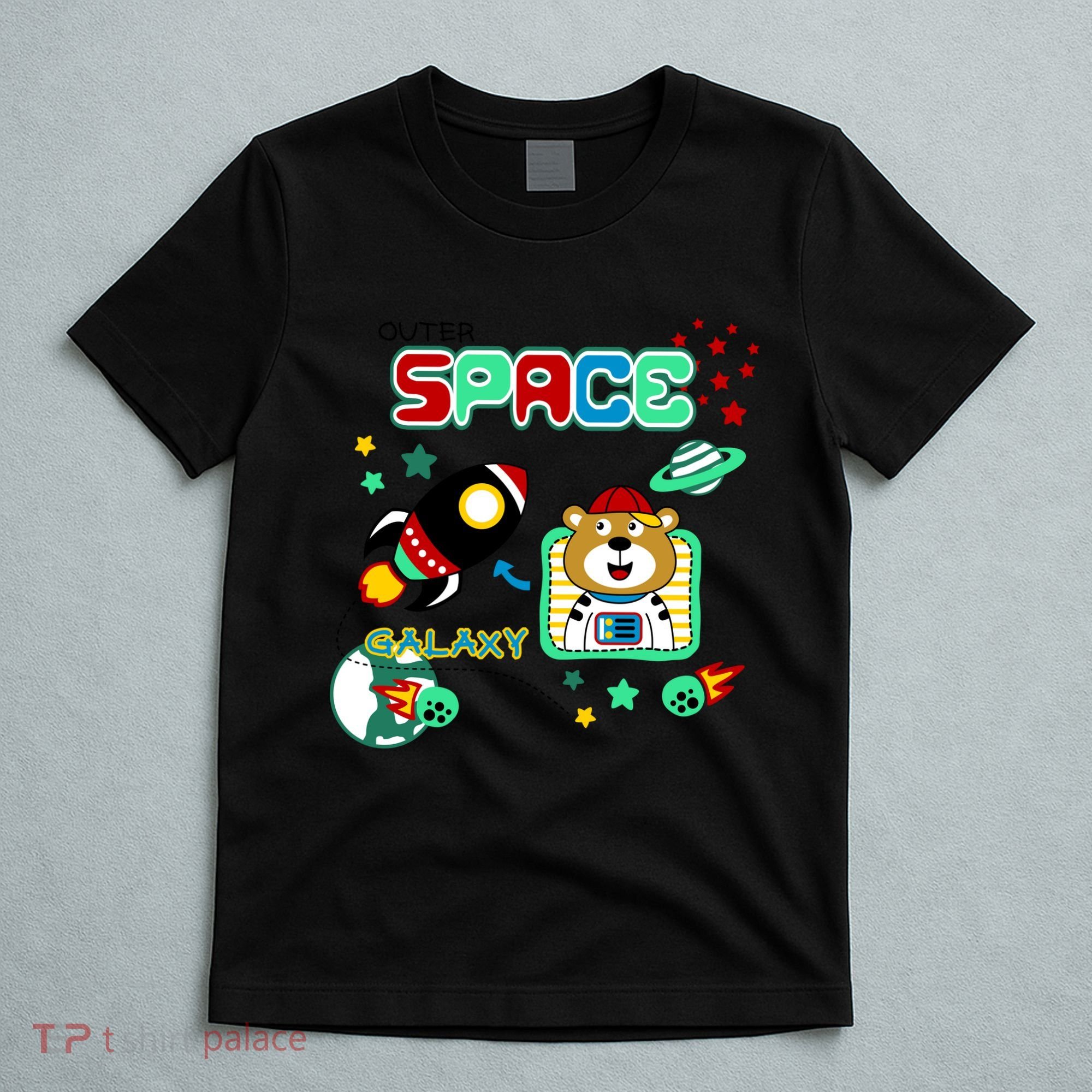 Outer Space Children's Illustration T-Shirt