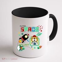 Outer Space Children's Illustration Coffee Mug thumb 1
