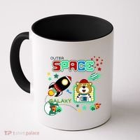 Outer Space Children's Illustration Coffee Mug thumb 0