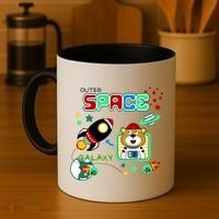 Outer Space Children's Illustration Coffee Mug thumb 4