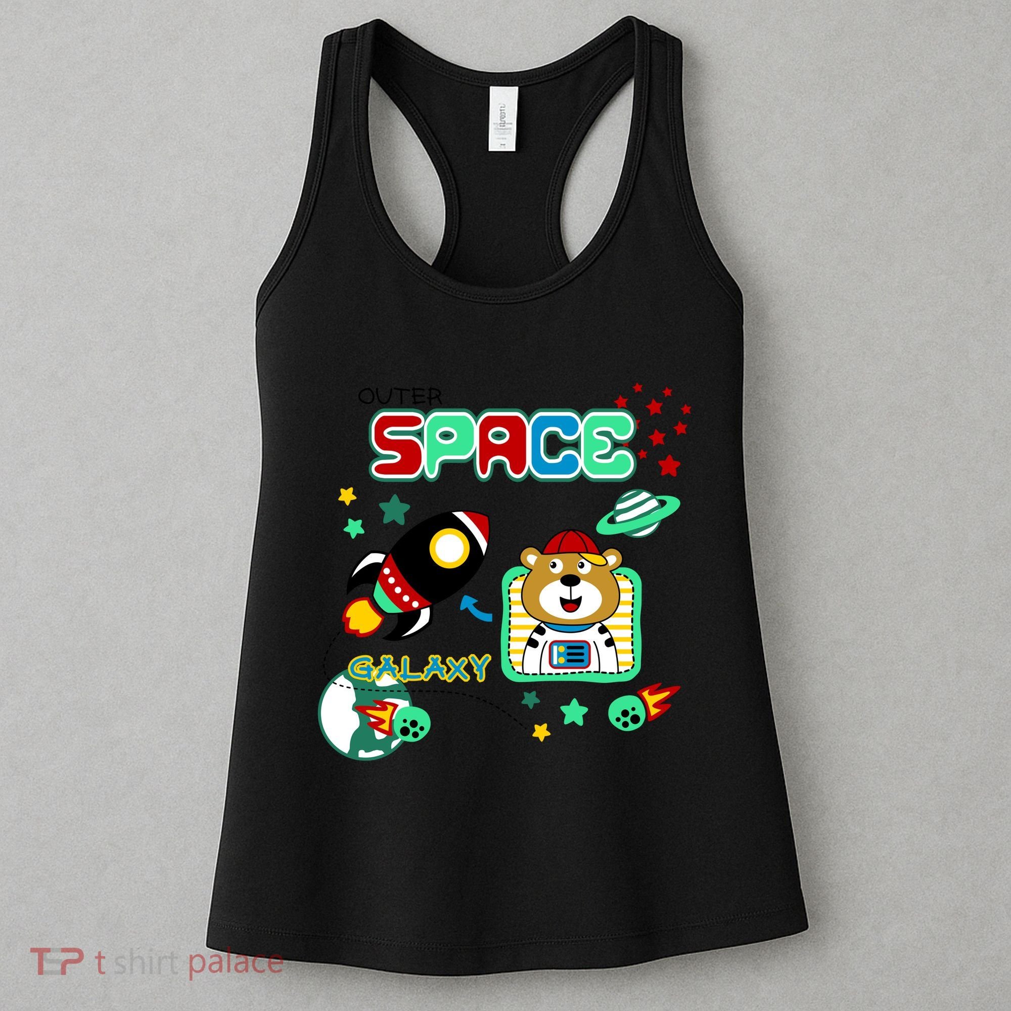 Outer Space Children's Illustration Women's Tank Top