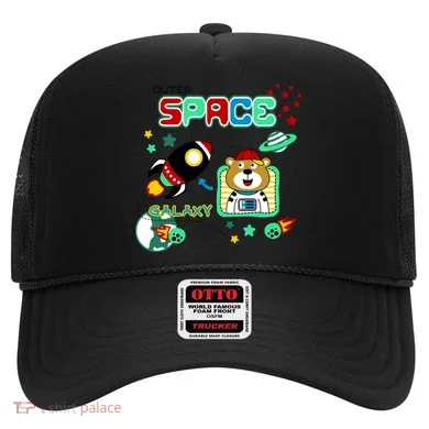 Outer Space Children's Illustration Hat