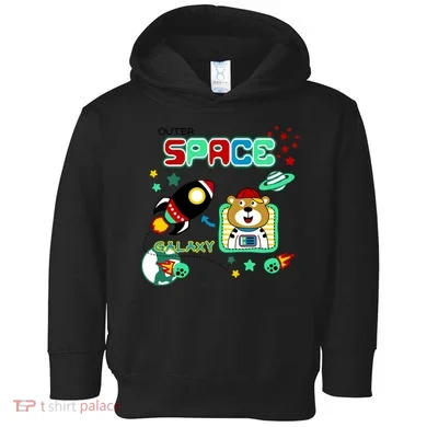 Outer Space Children's Illustration Toddler Hoodie