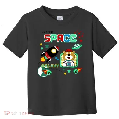 Outer Space Children's Illustration Toddler T-Shirt