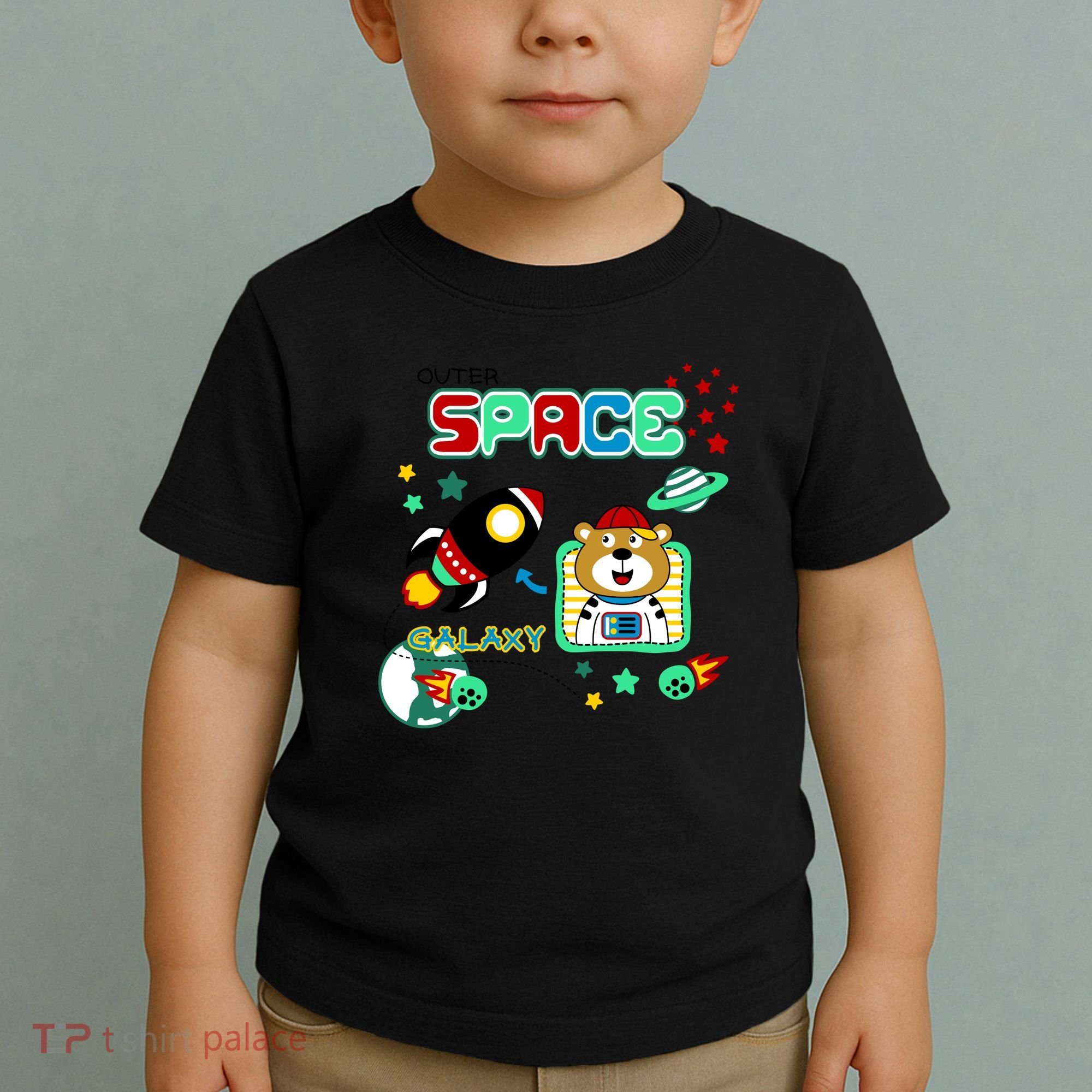 Outer Space Children's Illustration Toddler T-Shirt