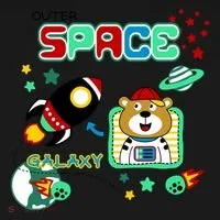 Outer Space Children's Illustration Women's T-Shirt thumb 6