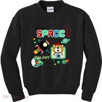 Outer Space Children's Illustration Kids Sweatshirt thumb 0