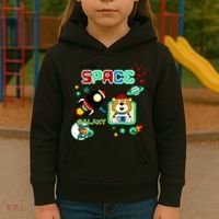 Outer Space Children's Illustration Kids Hoodie thumb 3