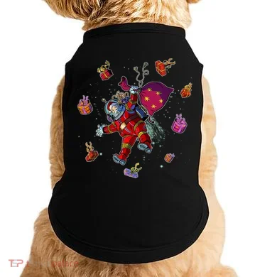 Outer Space Santa Christmas Astronaut  Doggie Tank