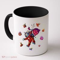 Outer Space Santa Christmas Astronaut  Coffee Mug thumb 0