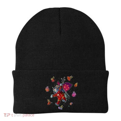 Outer Space Santa Christmas Astronaut Beanie