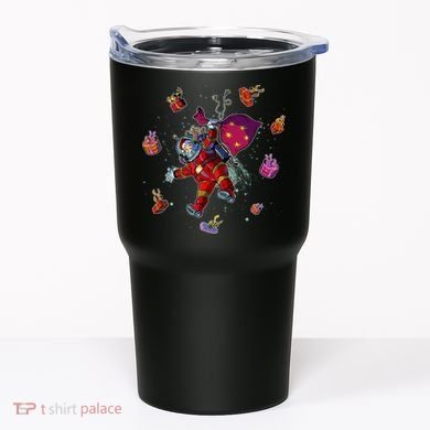 Outer Space Santa Christmas Astronaut  Tumbler