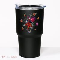 Outer Space Santa Christmas Astronaut  Tumbler thumb 0