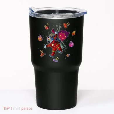 Outer Space Santa Christmas Astronaut  Tumbler