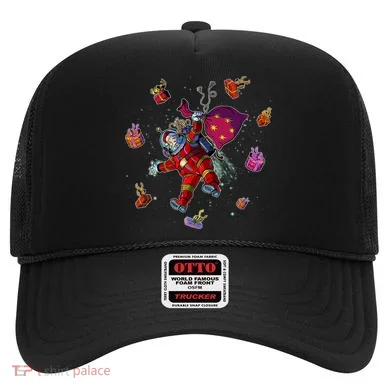 Outer Space Santa Christmas Astronaut  Hat
