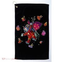 Outer Space Santa Christmas Astronaut  Golf Towel thumb 0