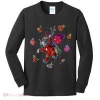 Outer Space Santa Christmas Astronaut  Kids Long Sleeve Shirt thumb 0