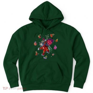 Outer Space Santa Christmas Astronaut  Hoodie
