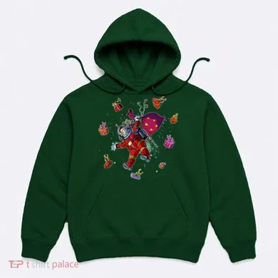 Outer Space Santa Christmas Astronaut Hoodie