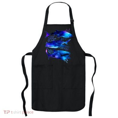 Outer Space Whale Sharks  Apron
