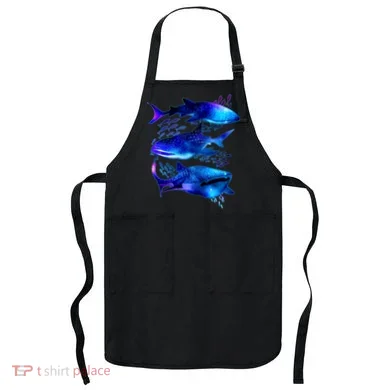 Outer Space Whale Sharks  Apron