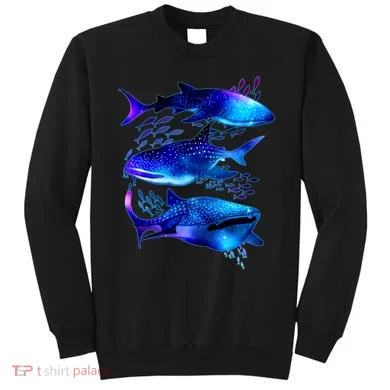 Outer Space Whale Sharks  Sweatshirt