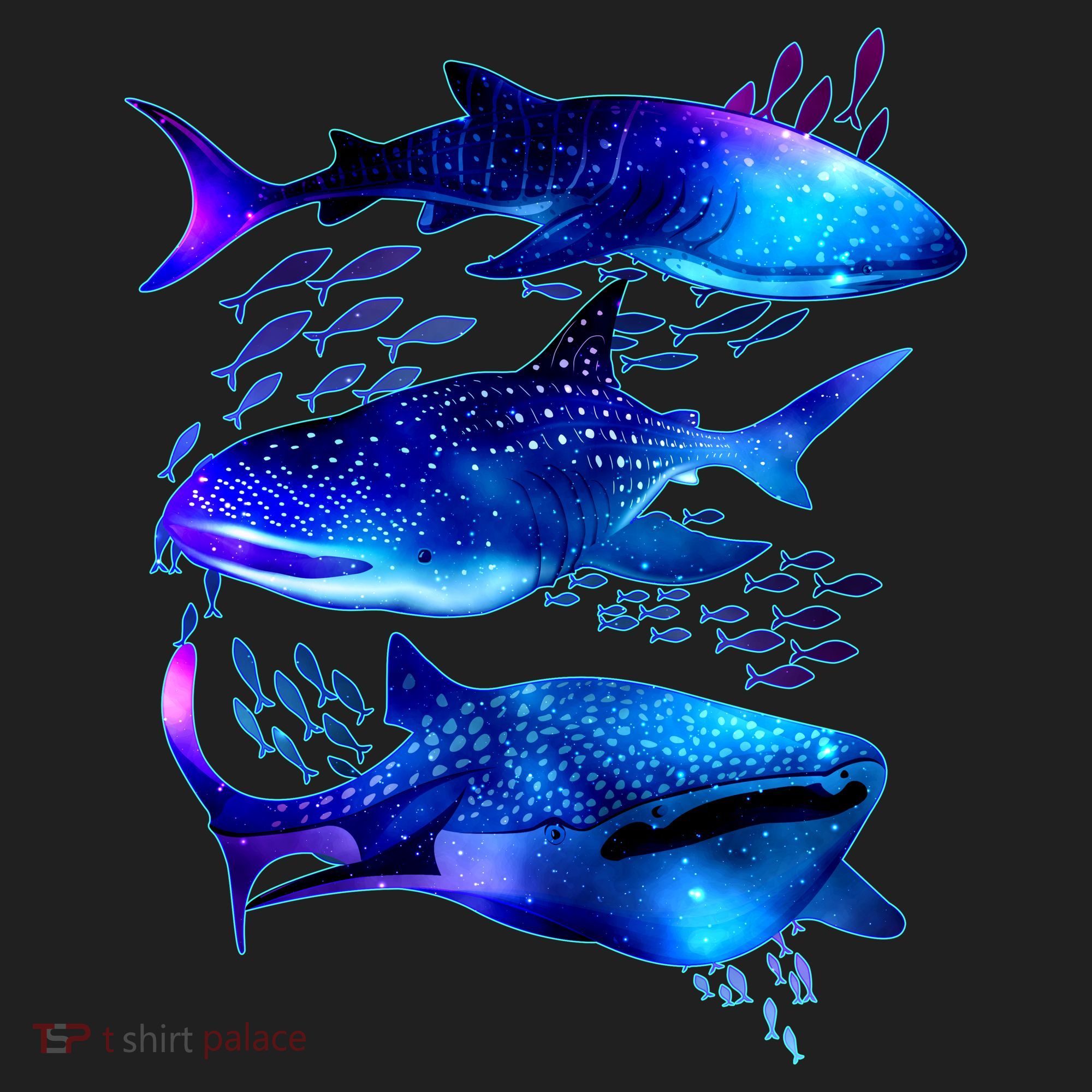Outer Space Whale Sharks  Beanie