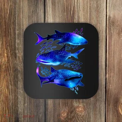 Outer Space Whale Sharks  Coaster