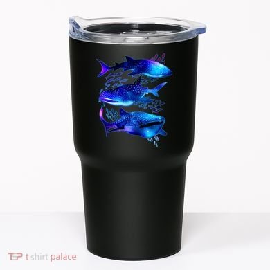 Outer Space Whale Sharks  Tumbler
