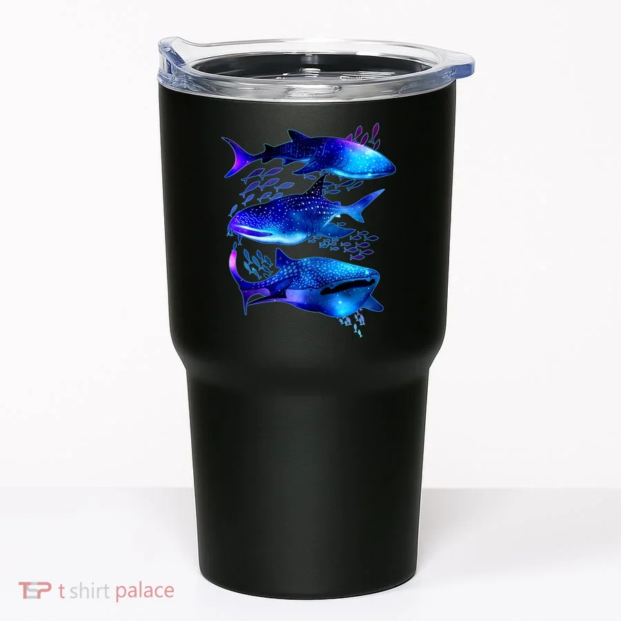 Outer Space Whale Sharks  Tumbler