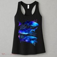 Outer Space Whale Sharks  Women's Tank Top thumb 3