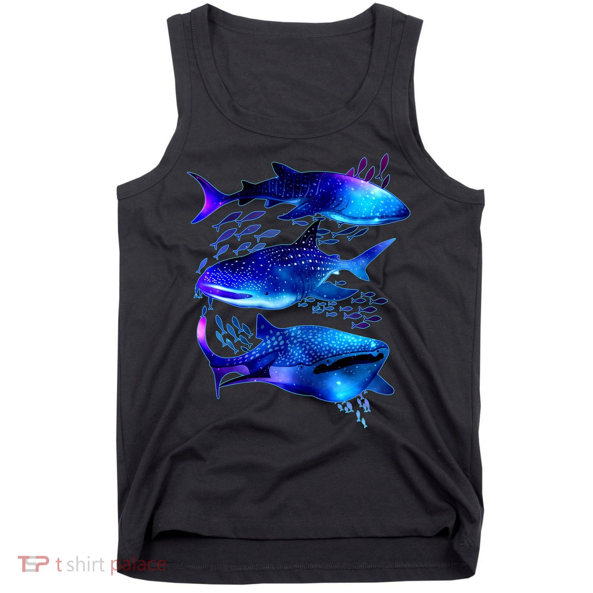 Outer Space Whale Sharks  Tank Top