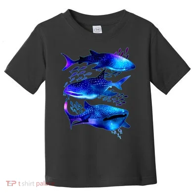 Outer Space Whale Sharks  Toddler T-Shirt