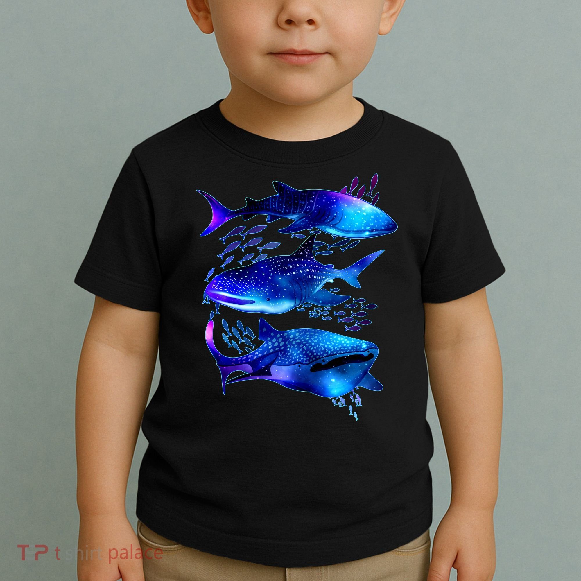 Outer Space Whale Sharks  Toddler T-Shirt