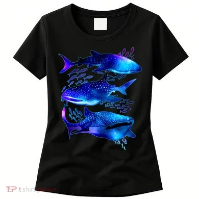 Outer Space Whale Sharks Women's T-Shirt